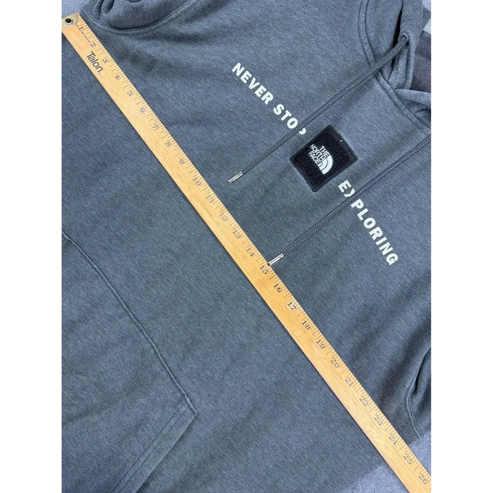 The North Face Sweatshirt Mens XL Gray Hoodie Never‎ Stop Exploring Pullover